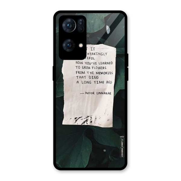 Memories Glass Back Case for Oppo Reno7 Pro 5G