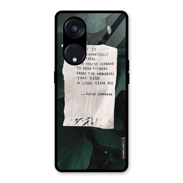 Memories Glass Back Case for Reno8 T 5G