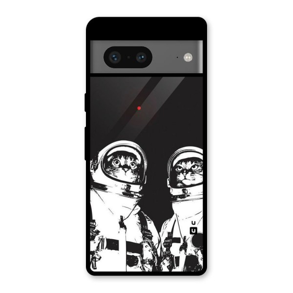 Meow Moon Glass Back Case for Google Pixel 7