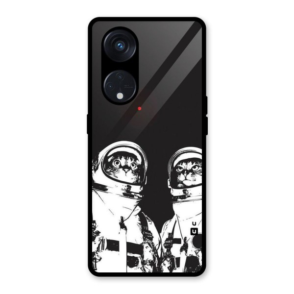 Meow Moon Glass Back Case for Reno8 T 5G