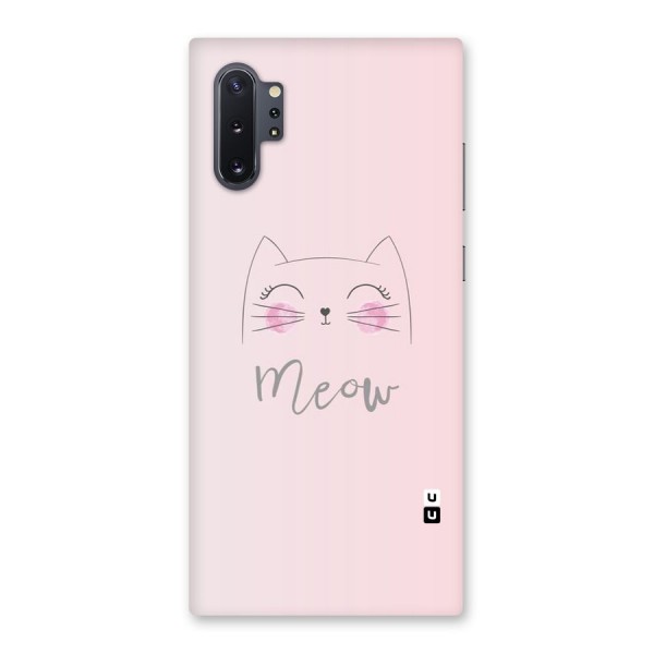 Meow Pink Back Case for Galaxy Note 10 Plus