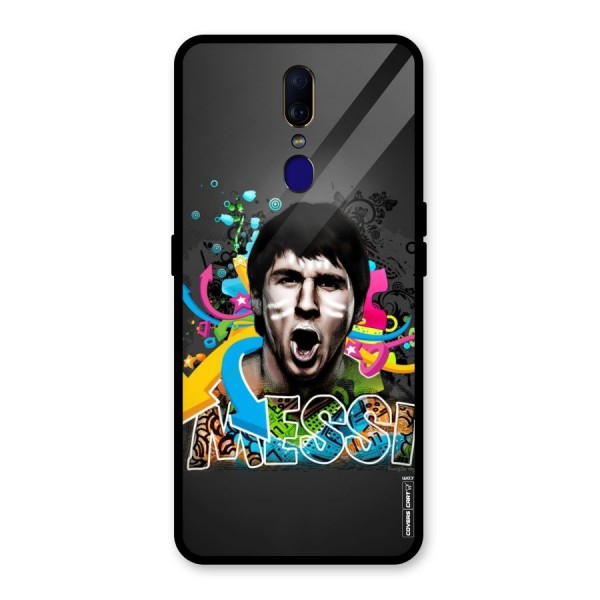 Messi For Argentina Glass Back Case for Oppo F11