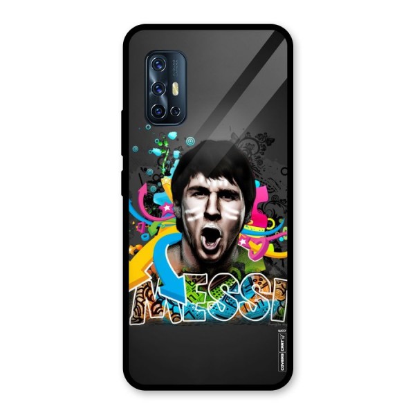 Messi For Argentina Glass Back Case for Vivo V17