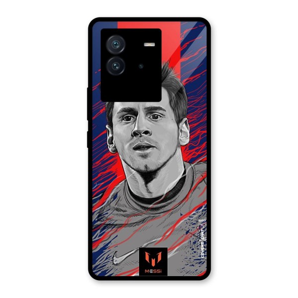 Messi For FCB Glass Back Case for Vivo iQOO Neo 6 5G