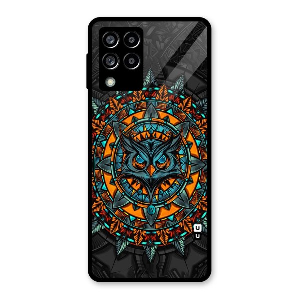 Mighty Owl Artwork Glass Back Case for Galaxy M53 5G
