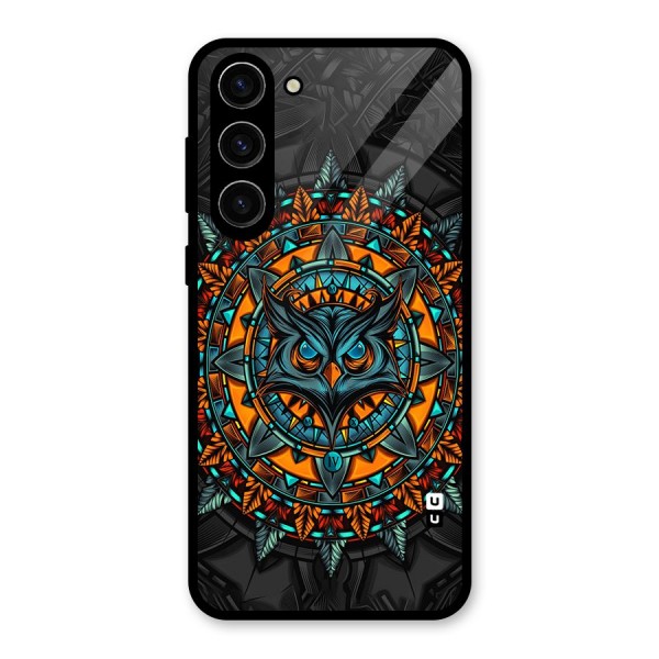 Mighty Owl Artwork Glass Back Case for Galaxy S23 Plus