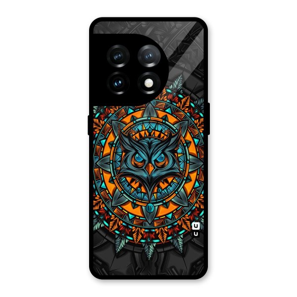 Mighty Owl Artwork Glass Back Case for OnePlus 11