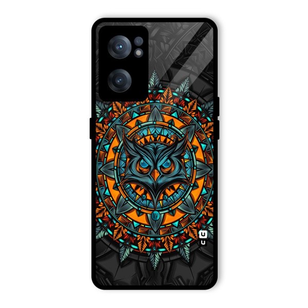 Mighty Owl Artwork Glass Back Case for OnePlus Nord CE 2 5G