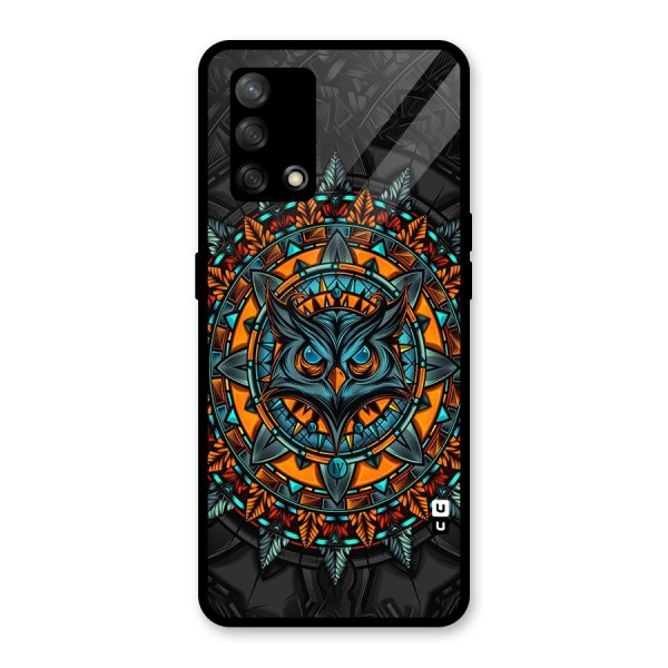 Mighty Owl Artwork Glass Back Case for Oppo F19