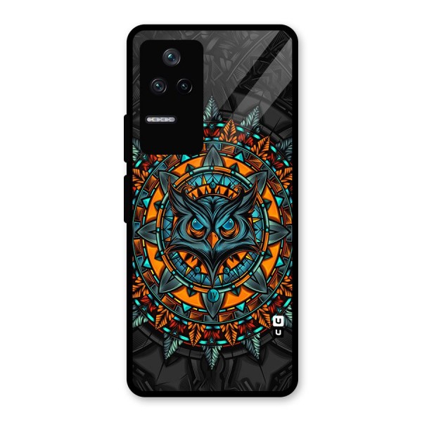 Mighty Owl Artwork Glass Back Case for Poco F4 5G
