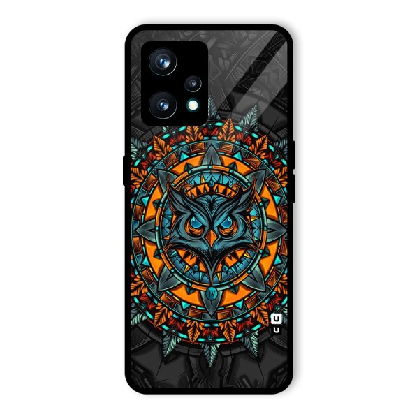 Mighty Owl Artwork Glass Back Case for Realme 9