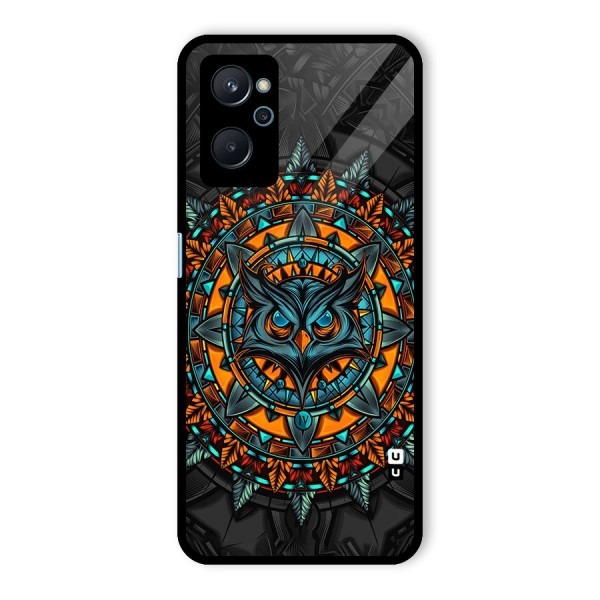 Mighty Owl Artwork Glass Back Case for Realme 9i