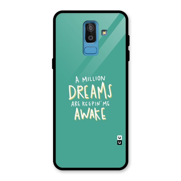 Million Dreams Glass Back Case for Galaxy J8