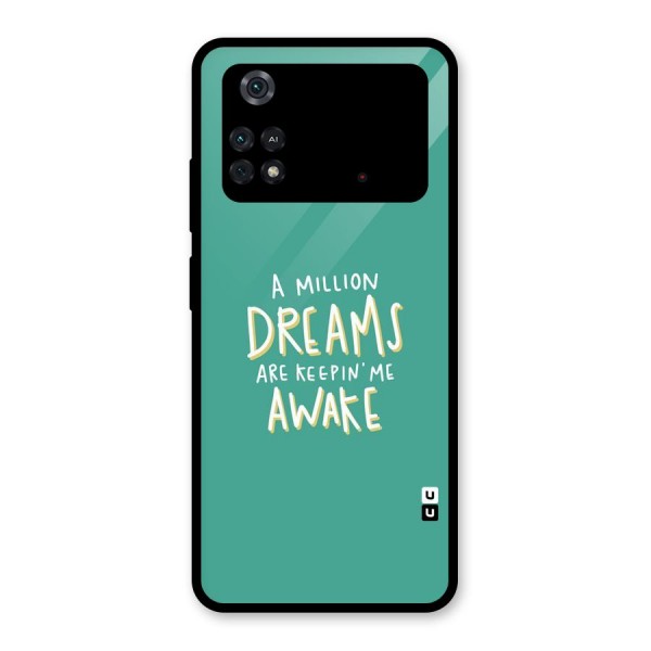 Million Dreams Glass Back Case for Poco M4 Pro 4G