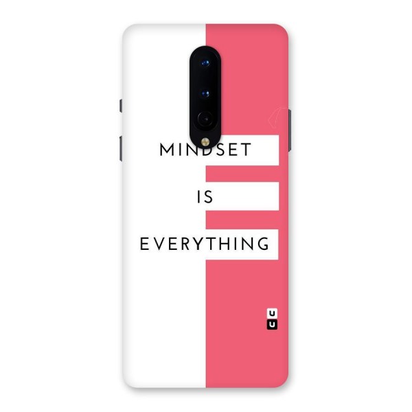 Mindset is Everything Back Case for OnePlus 8