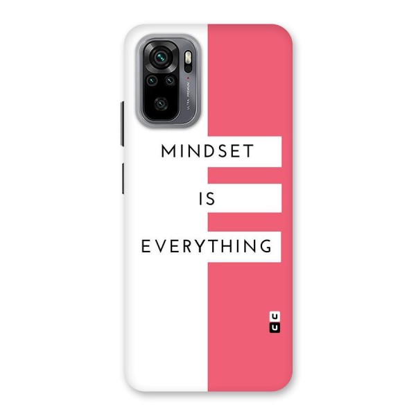 Mindset is Everything Back Case for Redmi Note 10