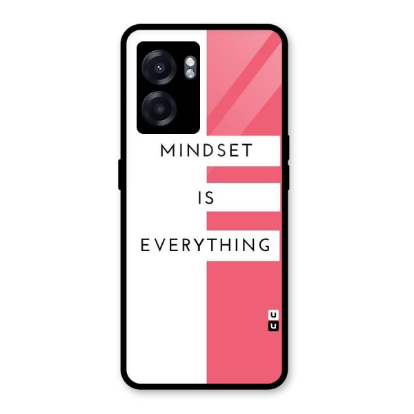 Mindset is Everything Glass Back Case for Oppo K10 (5G)