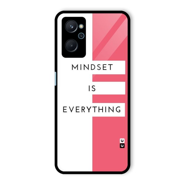 Mindset is Everything Glass Back Case for Realme 9i