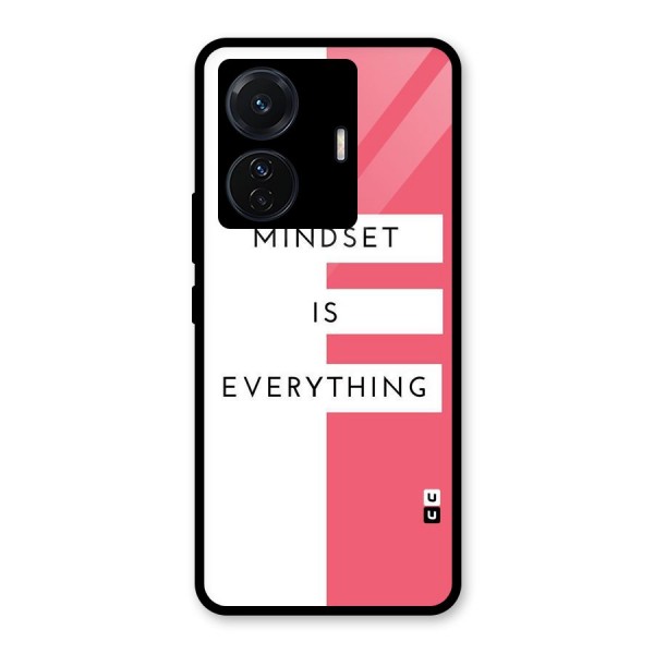 Mindset is Everything Glass Back Case for Vivo T1 Pro