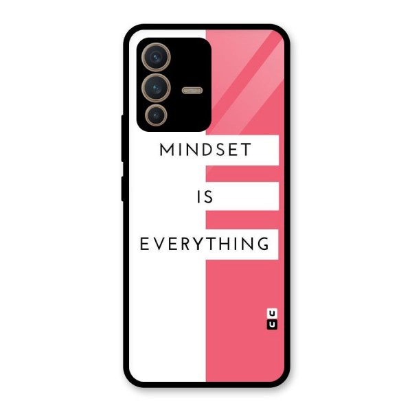 Mindset is Everything Glass Back Case for Vivo V23 5G