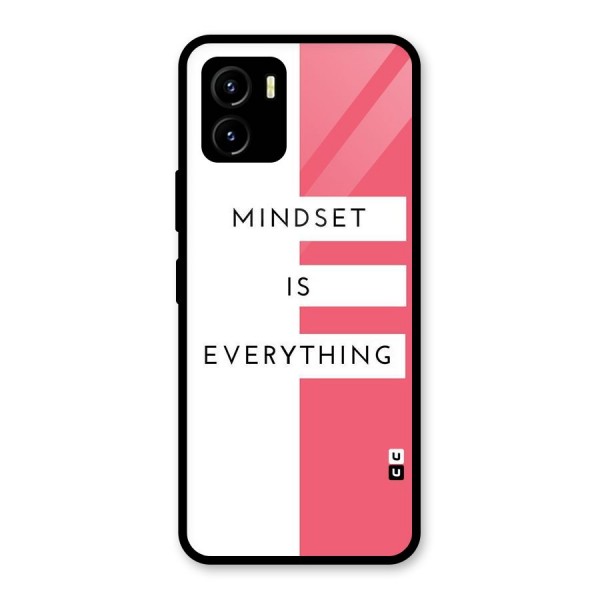 Mindset is Everything Glass Back Case for Vivo Y15s