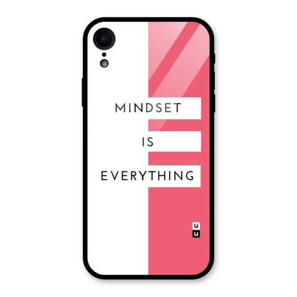 Mindset is Everything Glass Back Case for XR