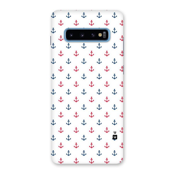 Minimal Anchor Pattern Back Case for Galaxy S10 Plus