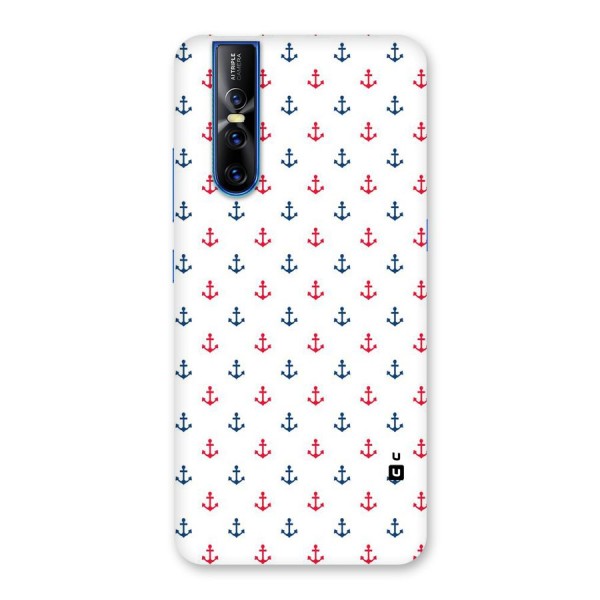 Minimal Anchor Pattern Back Case for Vivo V15 Pro