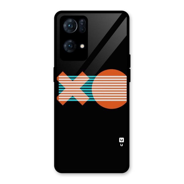 Minimal Art Glass Back Case for Oppo Reno7 Pro 5G