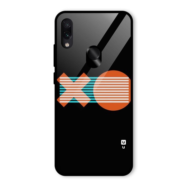 Minimal Art Glass Back Case for Redmi Note 7