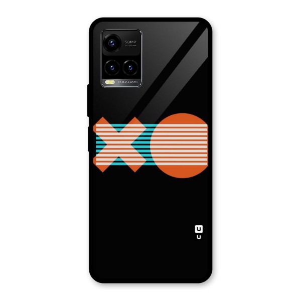 Minimal Art Glass Back Case for Vivo Y21 2021