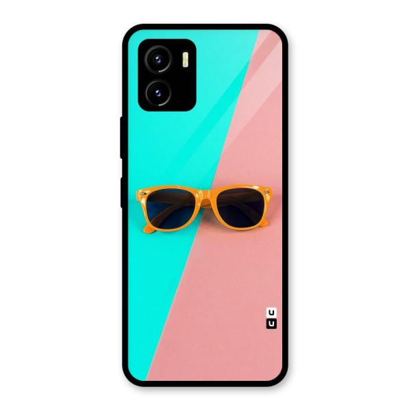 Minimal Glasses Glass Back Case for Vivo Y15s