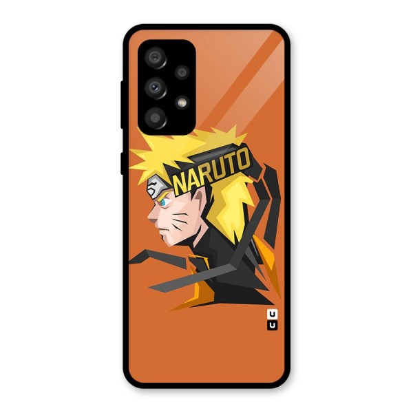 Minimal Naruto Artwork Glass Back Case for Galaxy A32