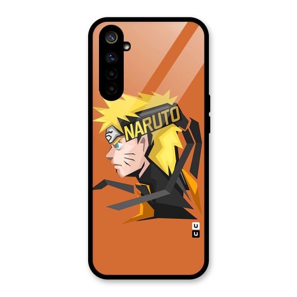 Minimal Naruto Artwork Glass Back Case for Realme 6