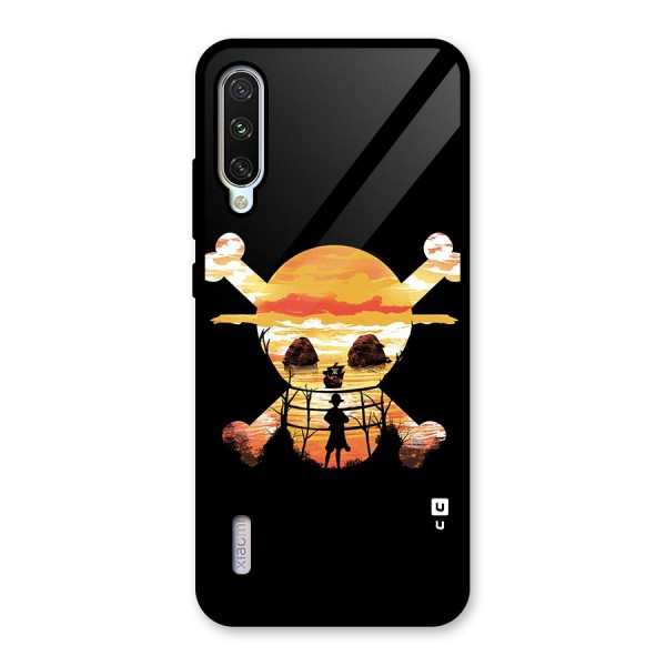 Minimal One Piece Glass Back Case for Mi A3