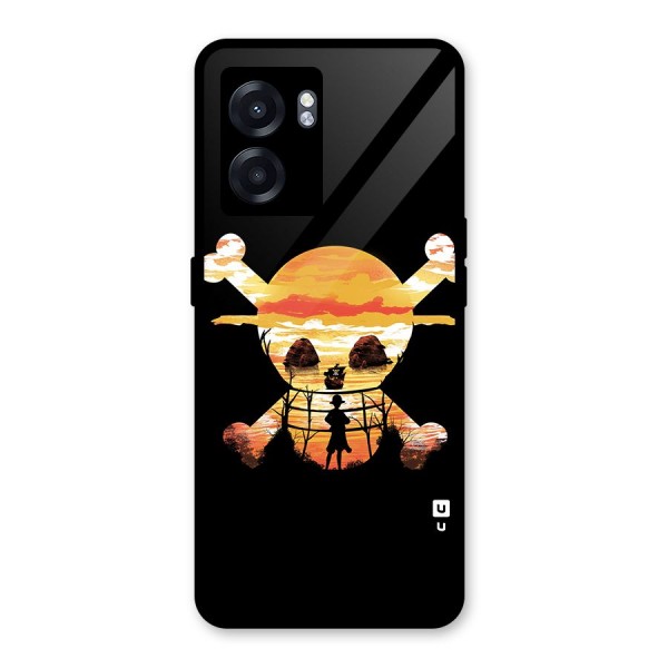 Minimal One Piece Glass Back Case for Oppo K10 (5G)