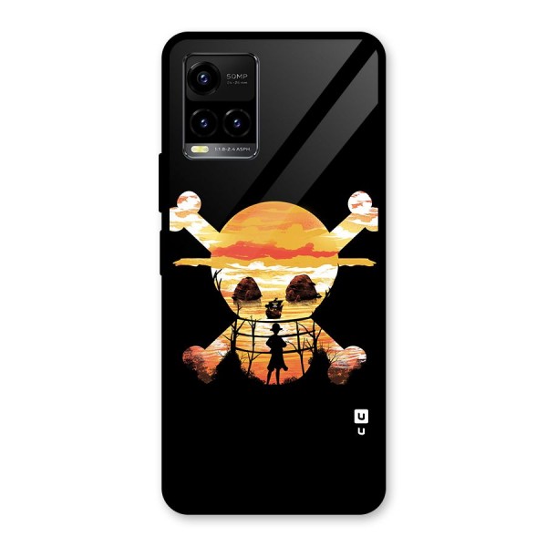 Minimal One Piece Glass Back Case for Vivo Y21 2021