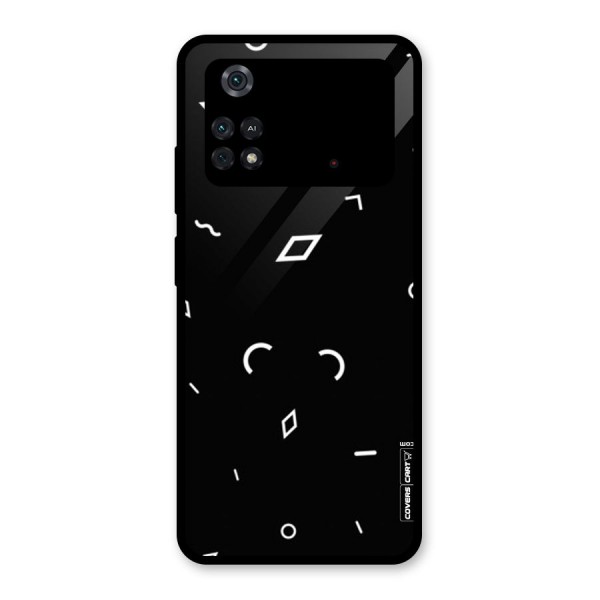 Minimal Shapes Glass Back Case for Poco M4 Pro 4G