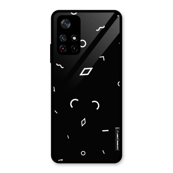 Minimal Shapes Glass Back Case for Poco M4 Pro 5G