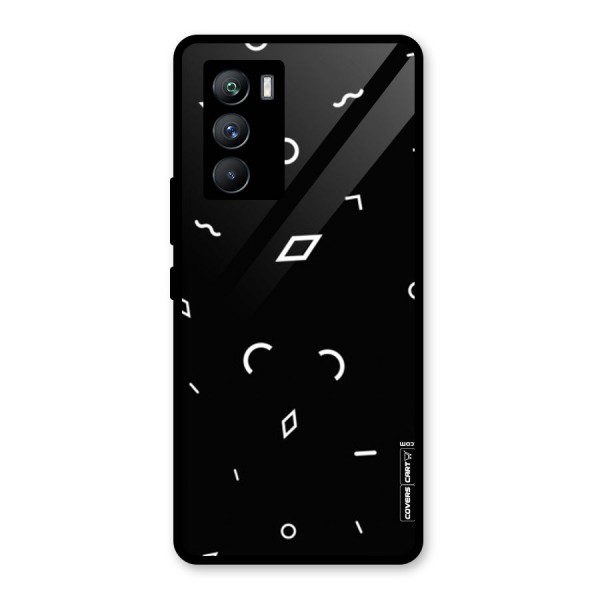 Minimal Shapes Glass Back Case for Vivo iQOO 9 SE