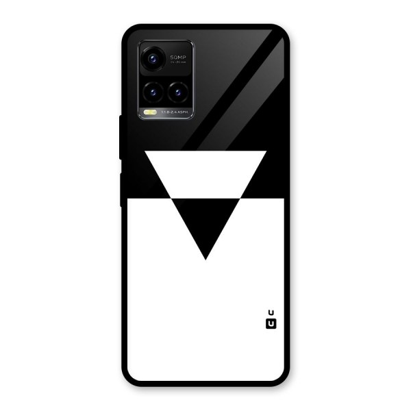 Minimal Triangle Glass Back Case for Vivo Y21 2021