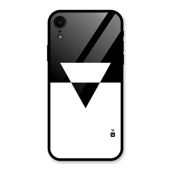 Minimal Triangle Glass Back Case for XR