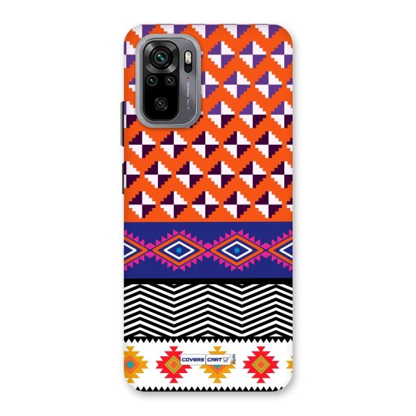 Mixed Pattern Aztec Back Case for Redmi Note 10