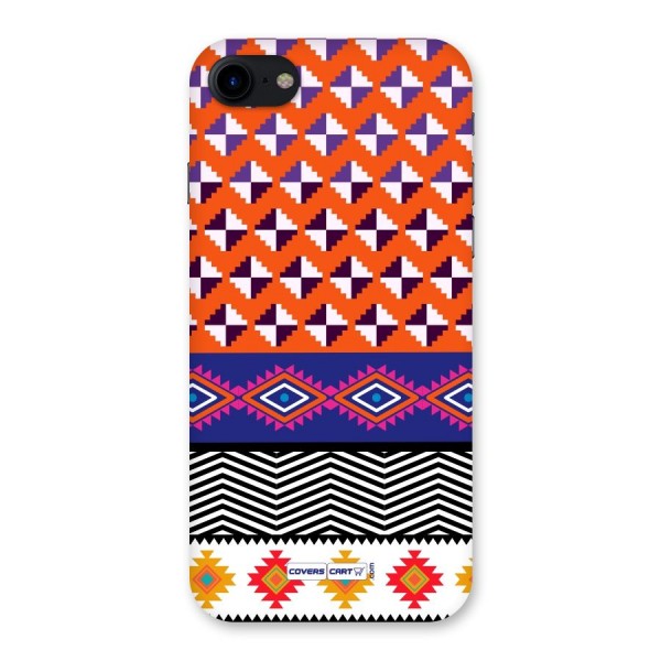 Mixed Pattern Aztec Back Case for iPhone SE 2020