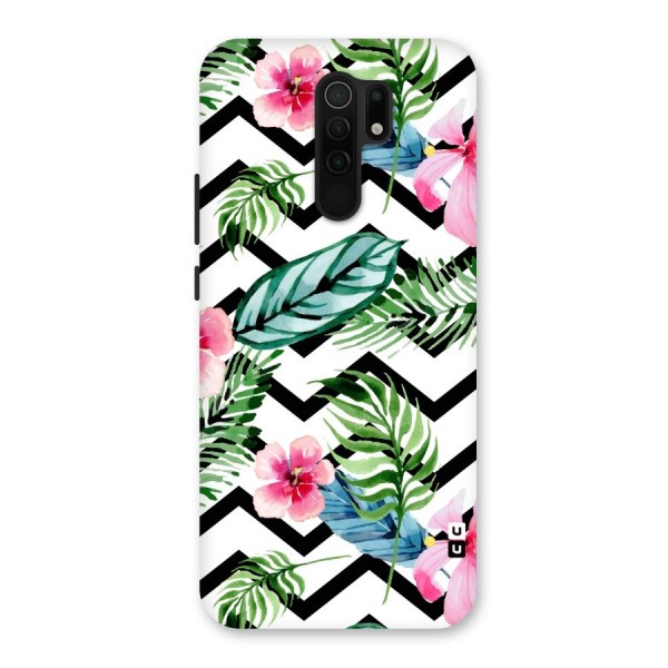 Modern Flowers Back Case for Redmi 9 Prime