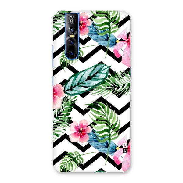 Modern Flowers Back Case for Vivo V15 Pro