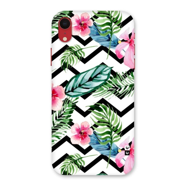 Modern Flowers Back Case for iPhone XR