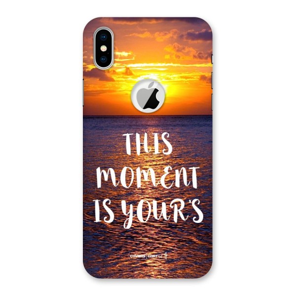 Moments Back Case for iPhone XS Logo Cut