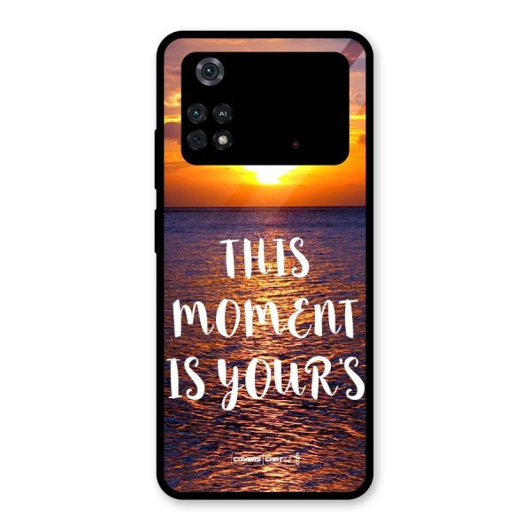 Moments Glass Back Case for Poco M4 Pro 4G