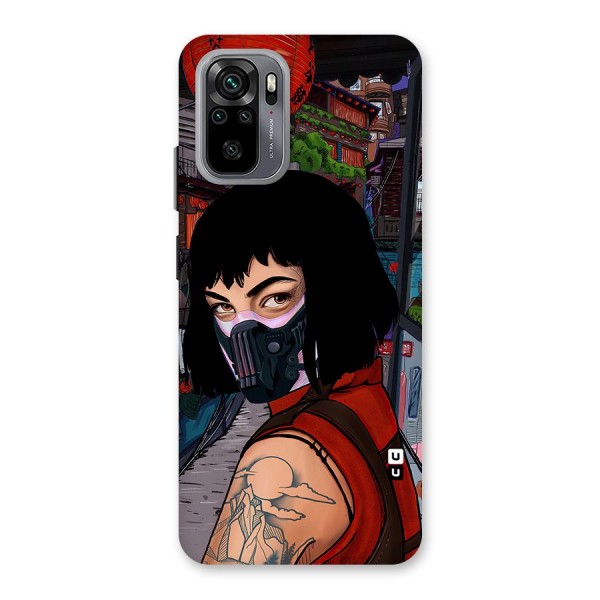 Money Heist Tokyo Mask Back Case for Redmi Note 10